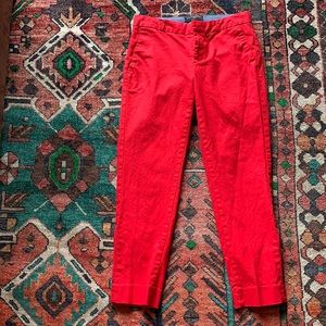 Banana Republic red trousers